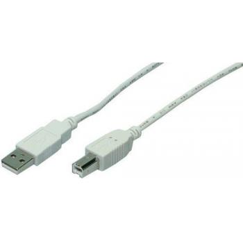 1.8m USB 2.0 cable USB 1,8 m USB A USB B Gris - Imagen 1