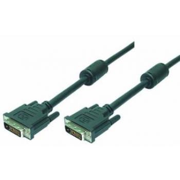 2m DVI-D cable DVI Negro - Imagen 1