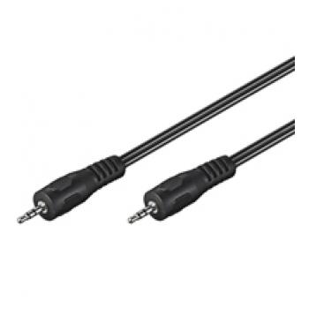 AVK 119-250 2.5m cable de audio 2,5 m 3,5mm Negro - Imagen 1