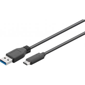 45247 cable USB 0,15 m USB 3.2 Gen 1 (3.1 Gen 1) USB A USB C Negro - Imagen 1