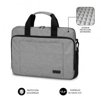 Maletín Ordenador Air Padding Laptop bag 15,6" Grey - Imagen 1
