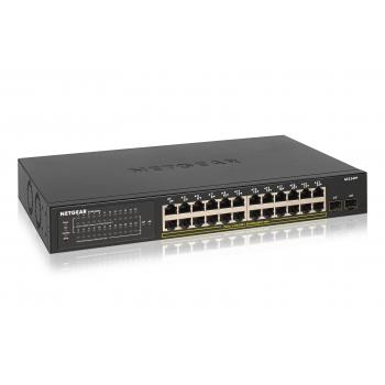 GS324TP Gestionado Gigabit Ethernet (10/100/1000) Energía sobre Ethernet (PoE) Negro - Imagen 1