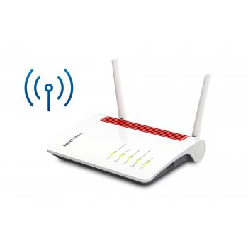 Box 6850 LTE router inalámbrico Gigabit Ethernet Doble banda (2,4 GHz / 5 GHz) 4G Rojo, Blanco - Imagen 1