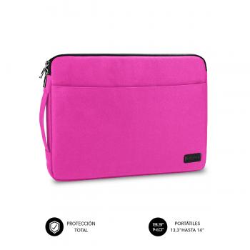 Funda Ordenador Urban Laptop Sleeve 13,3-14" Pink - Imagen 1