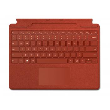 Surface Pro Signature Keyboard Rojo Microsoft Cover port QWERTY Español - Imagen 1