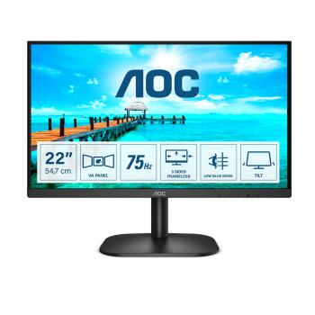 B2 22B2H pantalla para PC 54,6 cm (21.5") 1920 x 1080 Pixeles Full HD LED Negro - Imagen 1