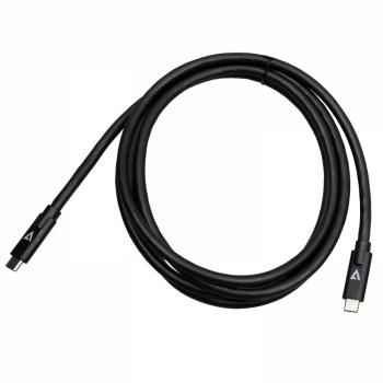 V7USBC10GB-2M cable USB USB 3.2 Gen 2 (3.1 Gen 2) USB C Negro - Imagen 1