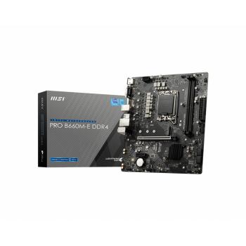 PRO B660M-E DDR4 Intel B660 LGA 1700 micro ATX - Imagen 1
