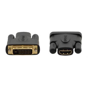99-9497001 cable gender changer DVID HDMI Negro, Oro - Imagen 1