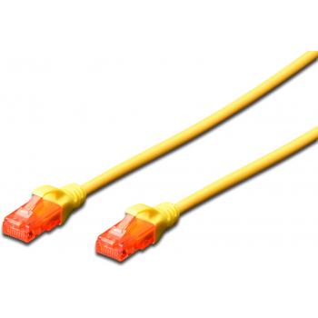 EW-6U-050 cable de red Amarillo 5 m Cat6 U/UTP (UTP) - Imagen 1