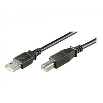 EW-UAB-050 cable USB 5 m USB 2.0 USB A USB B Negro - Imagen 1