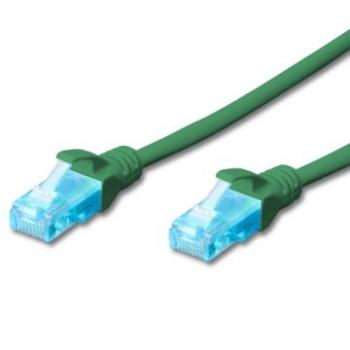 EW-5U-002 cable de red Verde 0,25 m Cat5e U/UTP (UTP) - Imagen 1