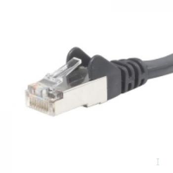 CAT6 STP Snagless Patch Cable: Black, 50 Centimeters cable de red Negro 0,5 m - Imagen 1
