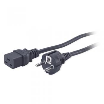 AP9875 cable de transmisión Negro 2,5 m C19 acoplador CEE7/7 - Imagen 1