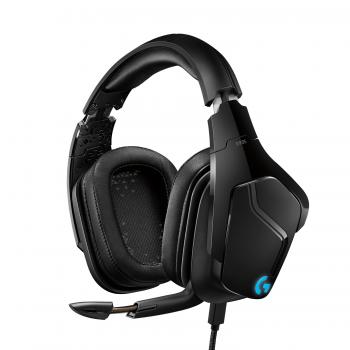 G935 Wireless 7.1 Surround Sound LIGHTSYNC Gaming Headset Auriculares Inalámbrico Diadema Juego Negro, Azul - Imagen 1
