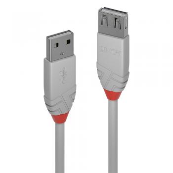 36714 cable USB 3 m USB 2.0 USB A Gris - Imagen 1