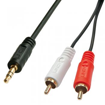 35681 cable de audio 2 m 3,5mm 2 x RCA Negro, Rojo, Blanco - Imagen 1