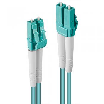 46404 cable de fibra optica 100 m LC OM3 Turquesa - Imagen 1