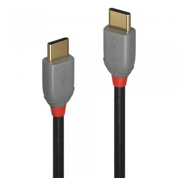 36873 cable USB 3 m USB 2.0 USB C Negro, Gris - Imagen 1