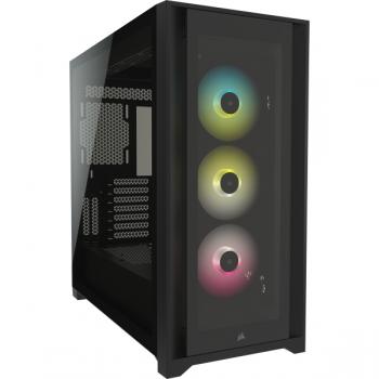 iCUE 5000X RGB Midi Tower Negro - Imagen 1