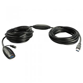 43099 cable USB 15 m USB 3.2 Gen 1 (3.1 Gen 1) USB A Negro - Imagen 1