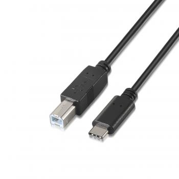A107-0053 cable USB 1 m USB 2.0 USB C USB B Negro - Imagen 1