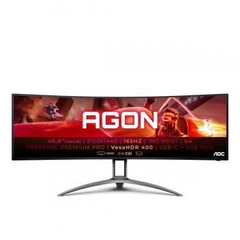 AG493UCX2 pantalla para PC 124,5 cm (49") 5120 x 1440 Pixeles Quad HD LED Negro, Rojo - Imagen 1
