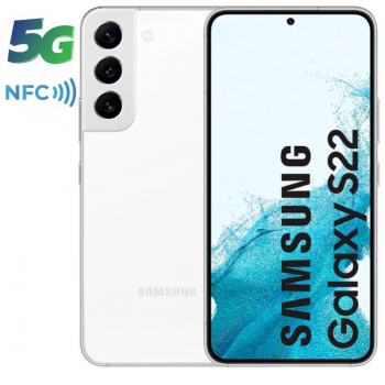 Smartphone Samsung Galaxy S22 8GB/ 128GB/ 6.1'/ 5G/ Blanco - Imagen 1