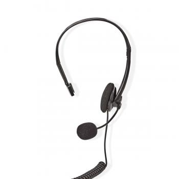 CHSTRJ100BK auricular y casco Auriculares Alámbrico Diadema Oficina/Centro de llamadas Negro - Imagen 1