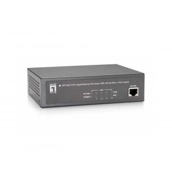 GEP-0522 switch Gigabit Ethernet (10/100/1000) Energía sobre Ethernet (PoE) Gris - Imagen 1