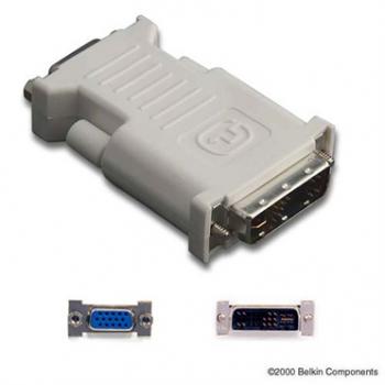 DVI/VGA, M/F 17 pin analog DVI 15 pin HD D-Sub (HD-15) Gris - Imagen 1