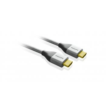 SWV3453S/10 cable HDMI 1,8 m HDMI tipo A (Estándar) Gris, Plata - Imagen 1
