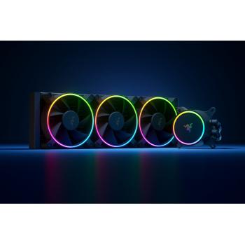 Hanbo Chroma RGB Procesador Kit de refrigeración líquida 12 cm Negro - Imagen 1