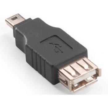 RDUYS08220007 cable gender changer mini USB USB Negro - Imagen 1