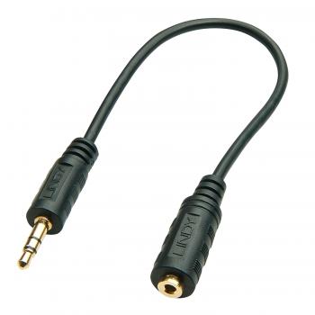 35699 cable de audio 20 m 3,5mm 2,5mm Negro - Imagen 1