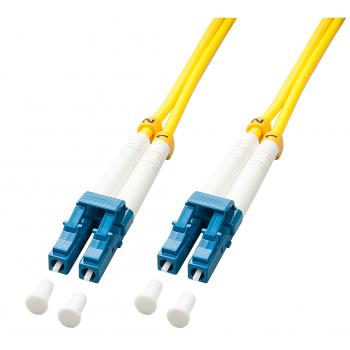 47451 cable de fibra optica 2 m LC OS2 Amarillo - Imagen 1