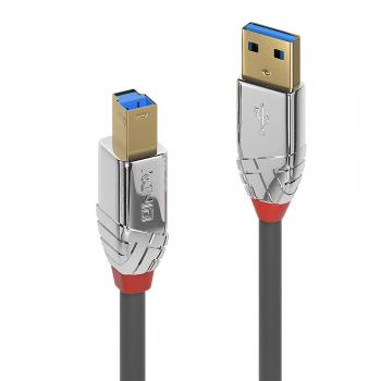 36661 cable USB 1 m USB 3.2 Gen 1 (3.1 Gen 1) USB A USB B Cromo, Gris - Imagen 1