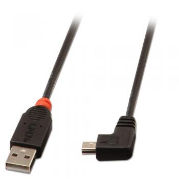 31971 cable USB 1 m USB 2.0 USB A Mini-USB B Negro - Imagen 1