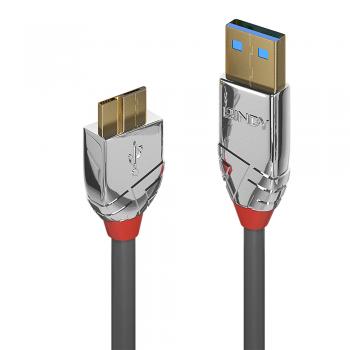 36657 cable USB 1 m USB 3.2 Gen 1 (3.1 Gen 1) USB A Micro-USB B Gris - Imagen 1