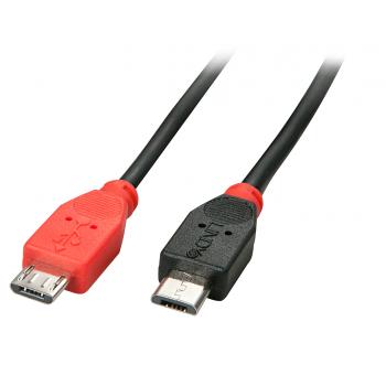 31758 cable USB 0,5 m USB 2.0 Micro-USB B Negro - Imagen 1