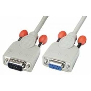 0,5m RS232 Cable cable de señal Gris - Imagen 1