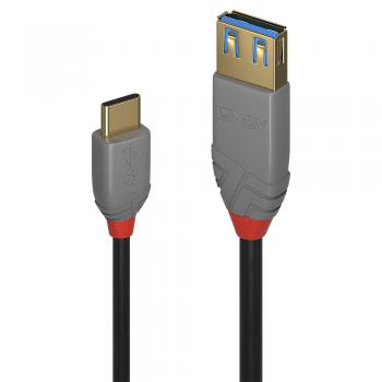 36895 cable USB 0,15 m USB 3.2 Gen 2 (3.1 Gen 2) USB C USB A Negro - Imagen 1