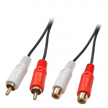 35671 cable de audio 2 m 2 x RCA Negro, Rojo, Blanco - Imagen 1