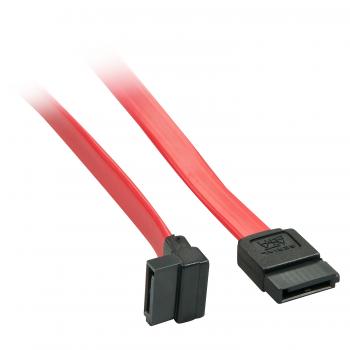 33351 cable de SATA 0,5 m SATA 7-pin Negro, Rojo - Imagen 1