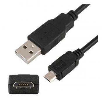 Cable datos Micro USB Negro Universal - Imagen 1