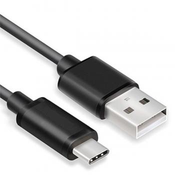 Cable de datos USB tipo C negro - Imagen 1