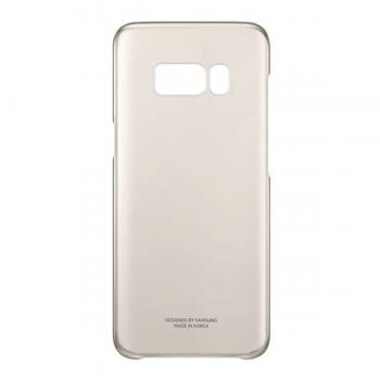 Funda Samsung Clear Cover dorada para Galaxy S8 Plus EF-QG955CFE - Imagen 1