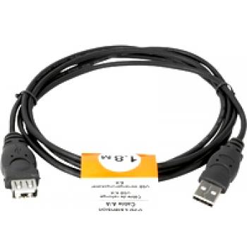 A/A cable USB 1,8 m USB A Negro - Imagen 1