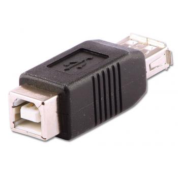 71228 cambiador de género para cable USB A USB B Negro - Imagen 1