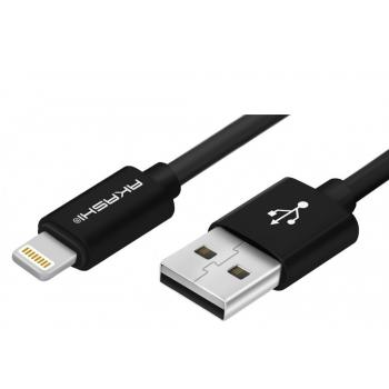 ALTCABLEMFIB cable de teléfono móvil Negro 1 m USB A Lightning - Imagen 1